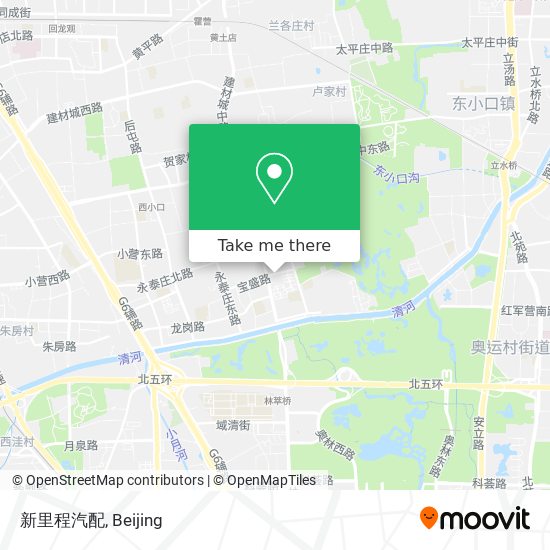 新里程汽配 map