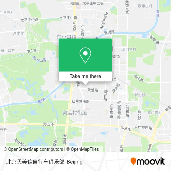 北京天美信自行车俱乐部 map