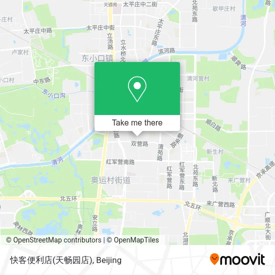 快客便利店(天畅园店) map