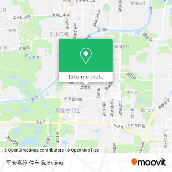 平安嘉苑-停车场 map