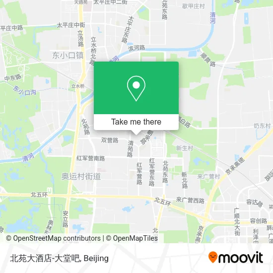 北苑大酒店-大堂吧 map
