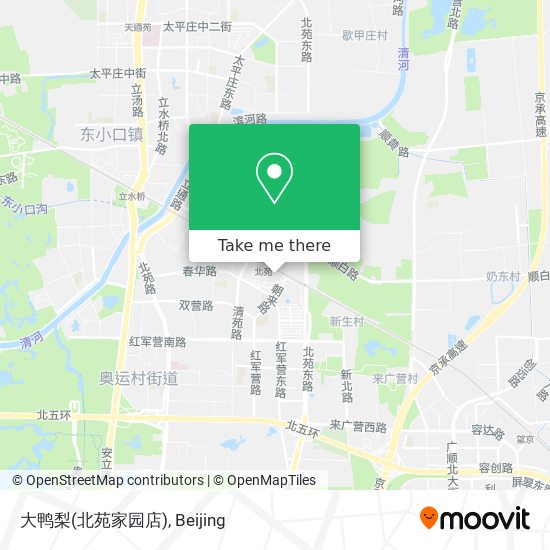 大鸭梨(北苑家园店) map