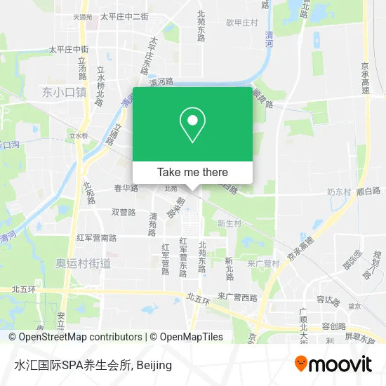 水汇国际SPA养生会所 map
