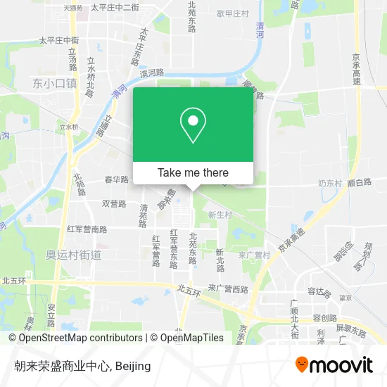 朝来荣盛商业中心 map