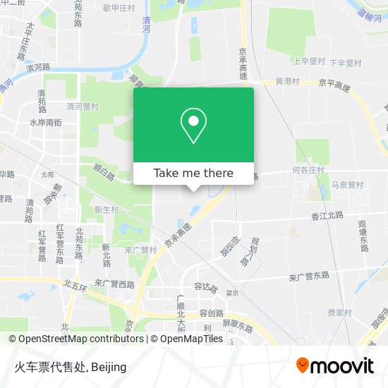 火车票代售处 map