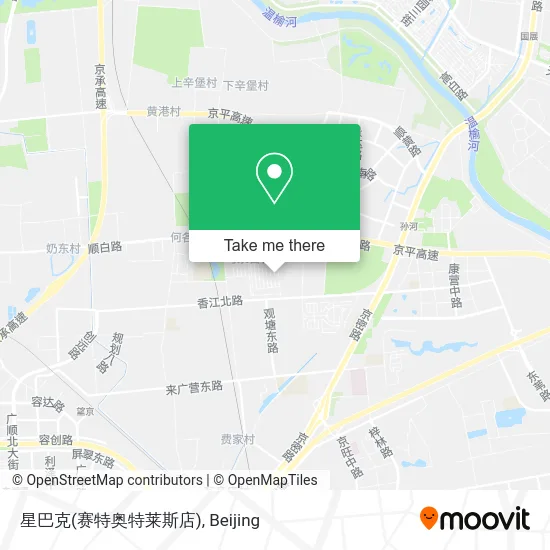星巴克(赛特奥特莱斯店) map