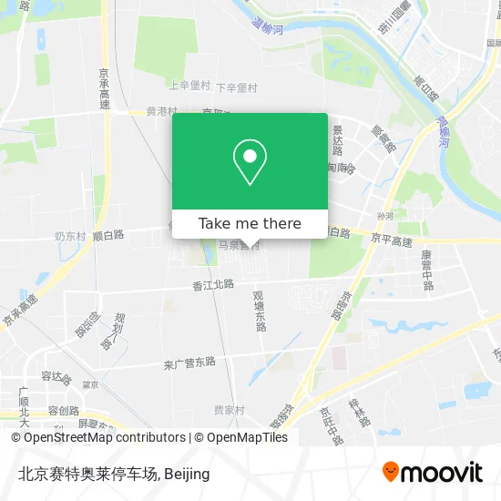 北京赛特奥莱停车场 map