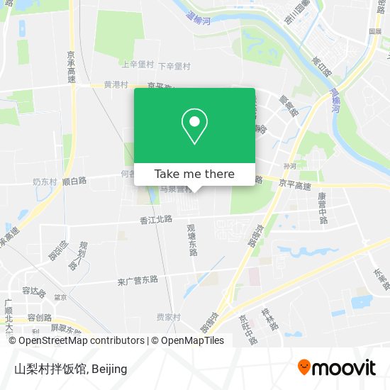 山梨村拌饭馆 map