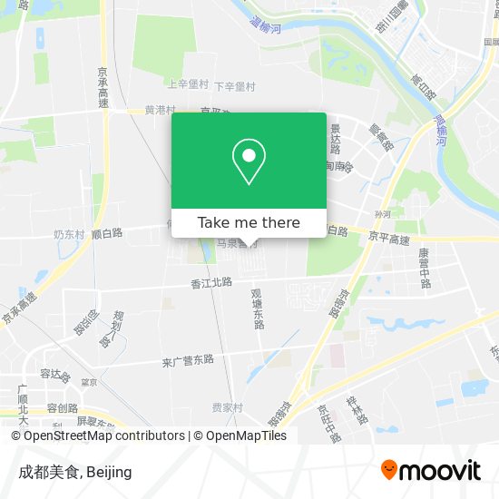 成都美食 map