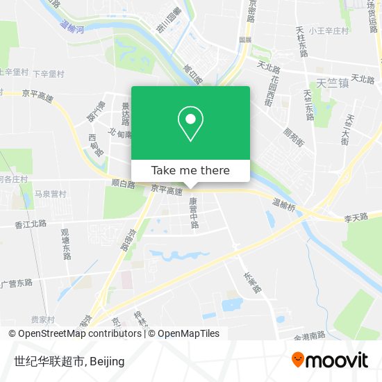 世纪华联超市 map