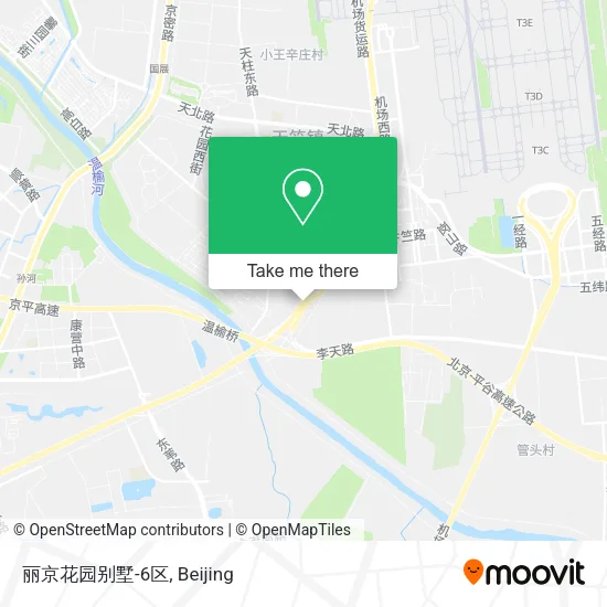 丽京花园别墅-6区 map