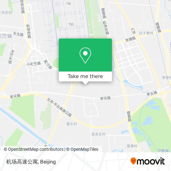 机场高速公寓 map
