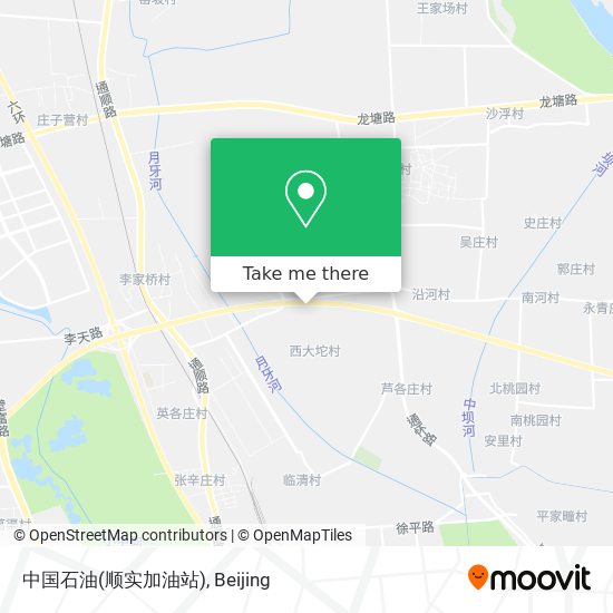 中国石油(顺实加油站) map