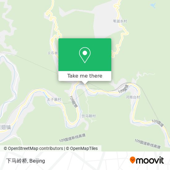 下马岭桥 map