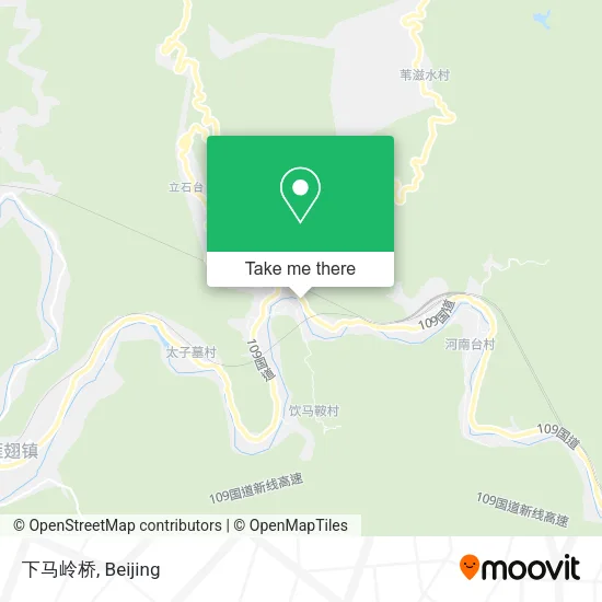下马岭桥 map