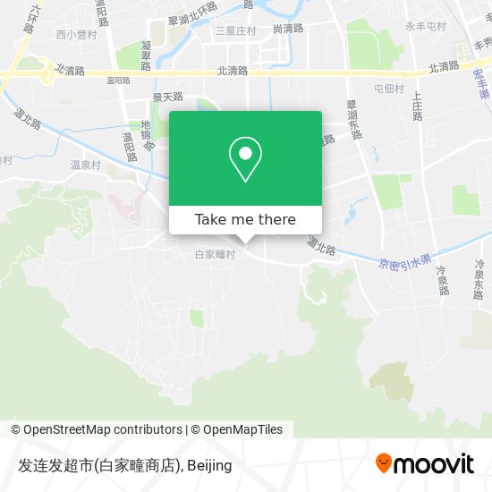 发连发超市(白家疃商店) map