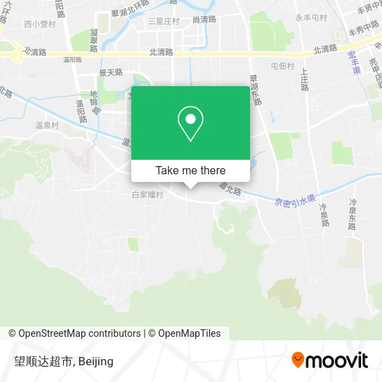望顺达超市 map