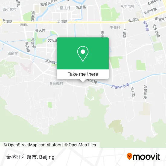 金盛旺利超市 map