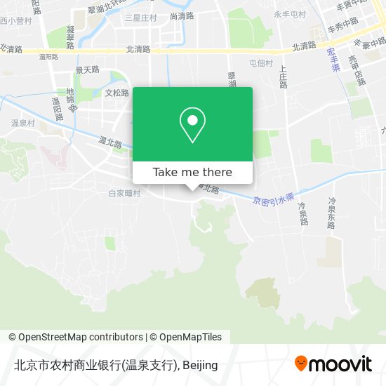 北京市农村商业银行(温泉支行) map