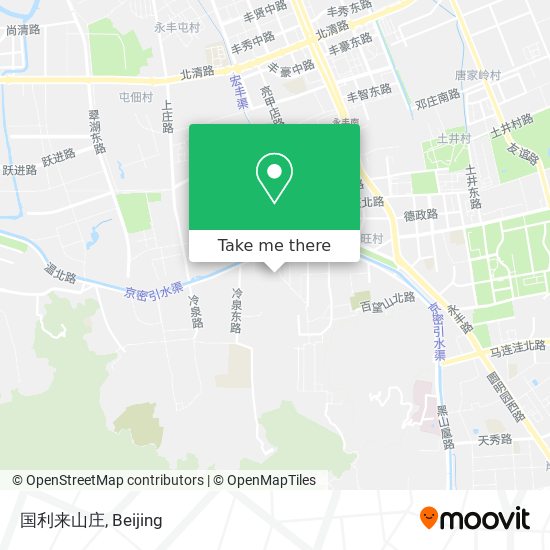 国利来山庄 map