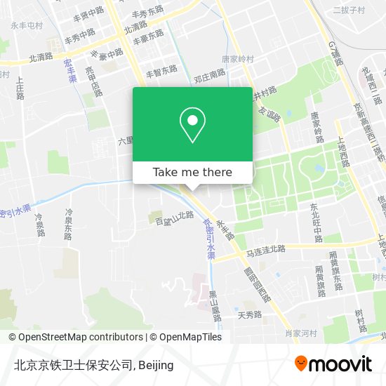 北京京铁卫士保安公司 map