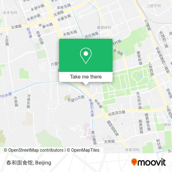 春和面食馆 map