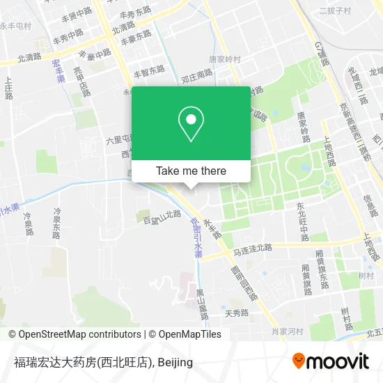 福瑞宏达大药房(西北旺店) map