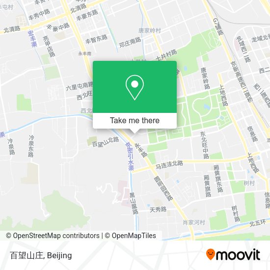 百望山庄 map