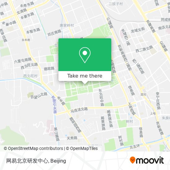 网易北京研发中心 map