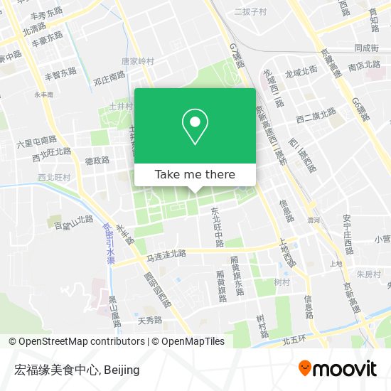 宏福缘美食中心 map