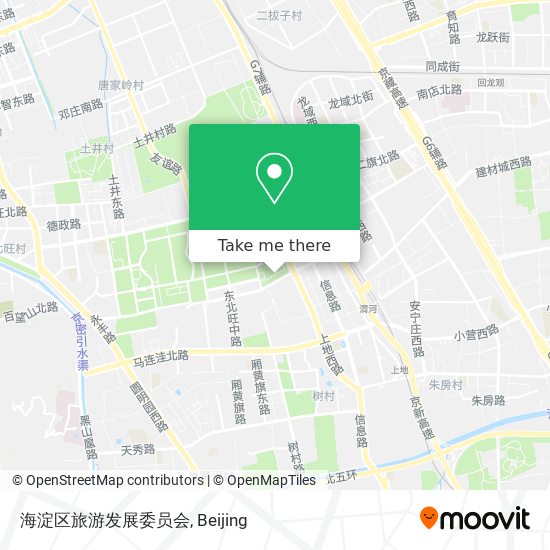 海淀区旅游发展委员会 map