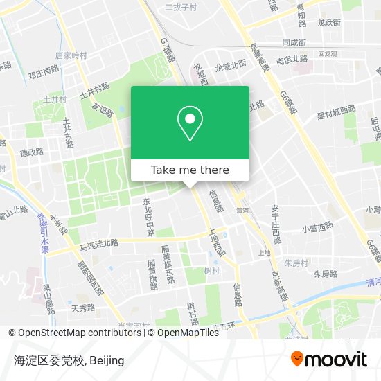 海淀区委党校 map