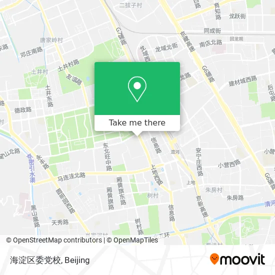 海淀区委党校 map