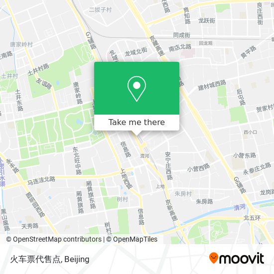 火车票代售点 map