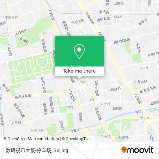 数码视讯大厦-停车场 map