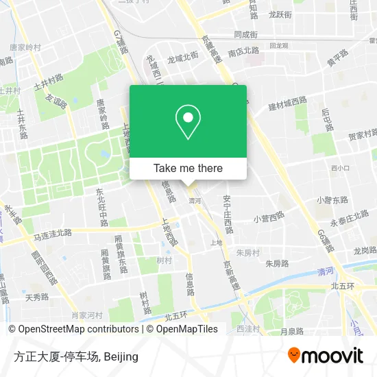 方正大厦-停车场 map