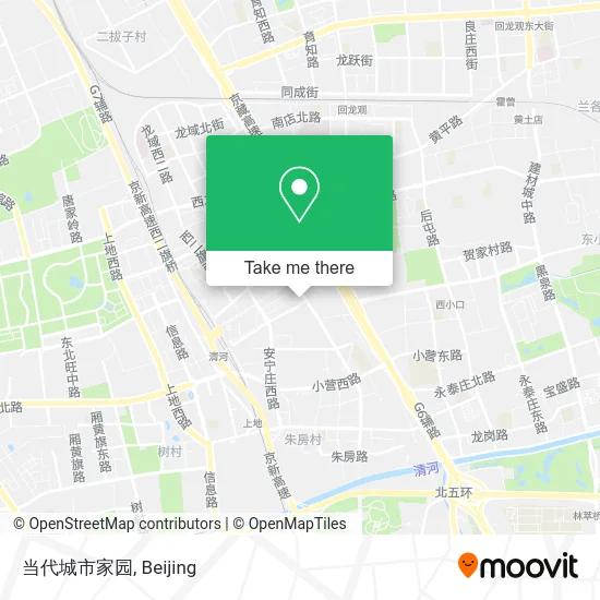 当代城市家园 map