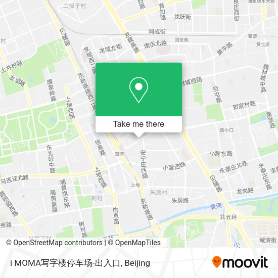 i MOMA写字楼停车场-出入口 map