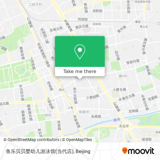 鱼乐贝贝婴幼儿游泳馆(当代店) map