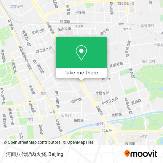 河间八代驴肉火烧 map