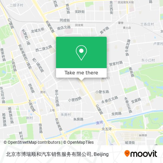 北京市博瑞顺和汽车销售服务有限公司 map