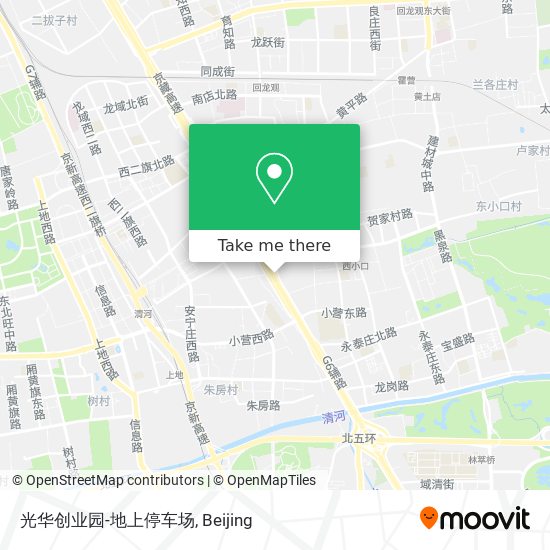 光华创业园-地上停车场 map