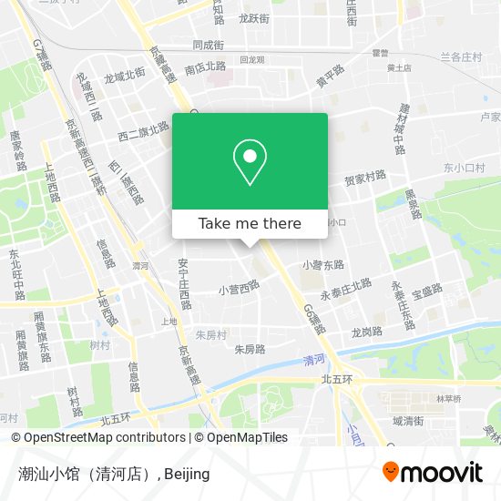 潮汕小馆（清河店） map