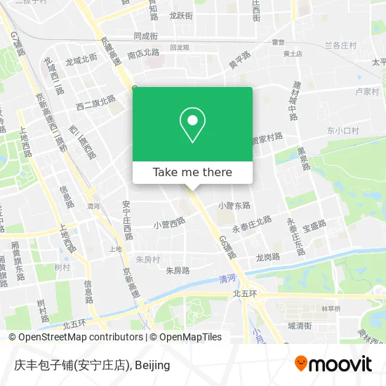 庆丰包子铺(安宁庄店) map