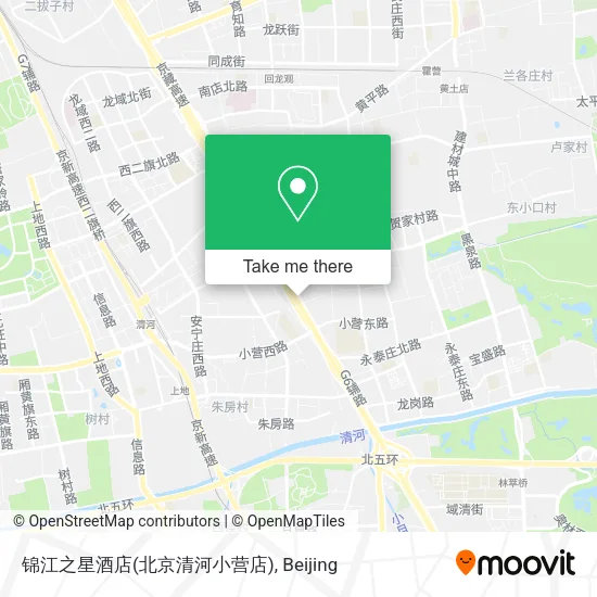 锦江之星酒店(北京清河小营店) map