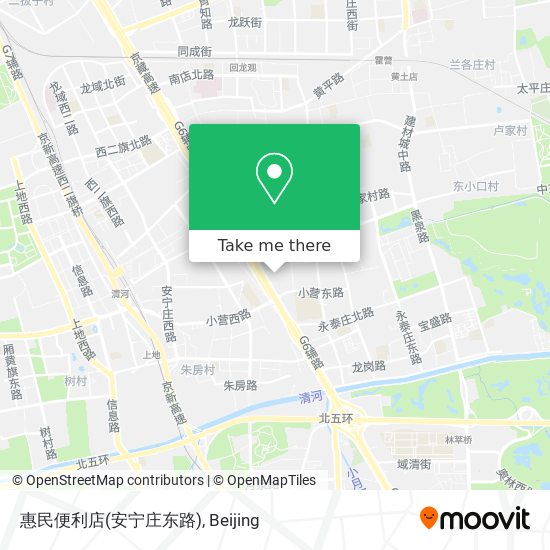 惠民便利店(安宁庄东路) map