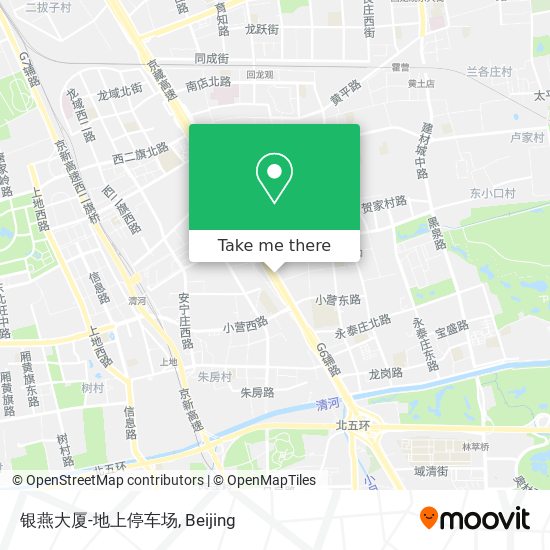 银燕大厦-地上停车场 map
