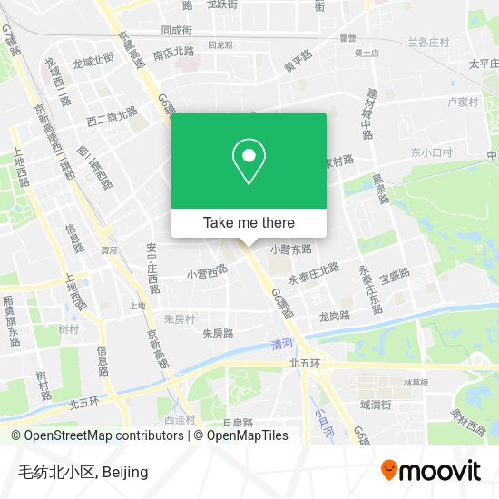 毛纺北小区 map