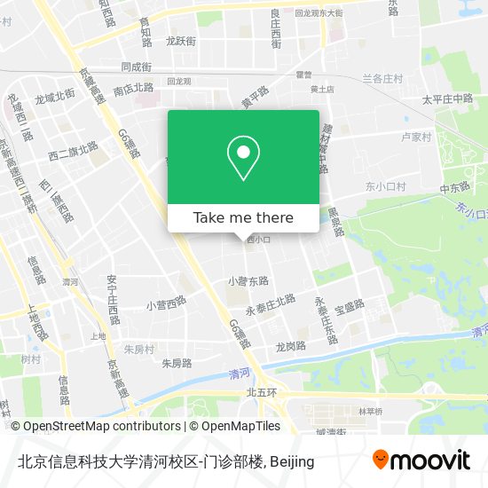北京信息科技大学清河校区-门诊部楼 map