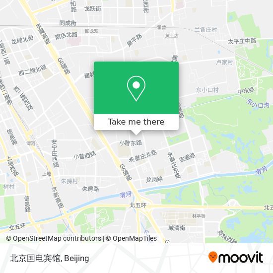 北京国电宾馆 map
